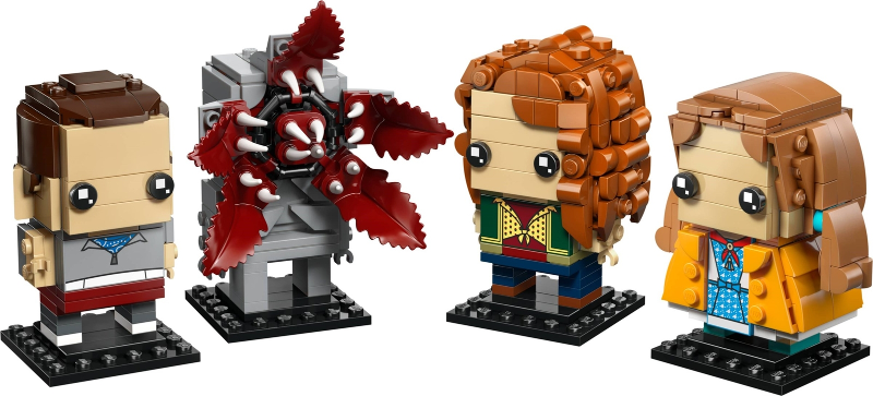 LEGO Set Eleven, Max, Demogorgon and Holly Figures - BrickHeadz (40879) — set armado