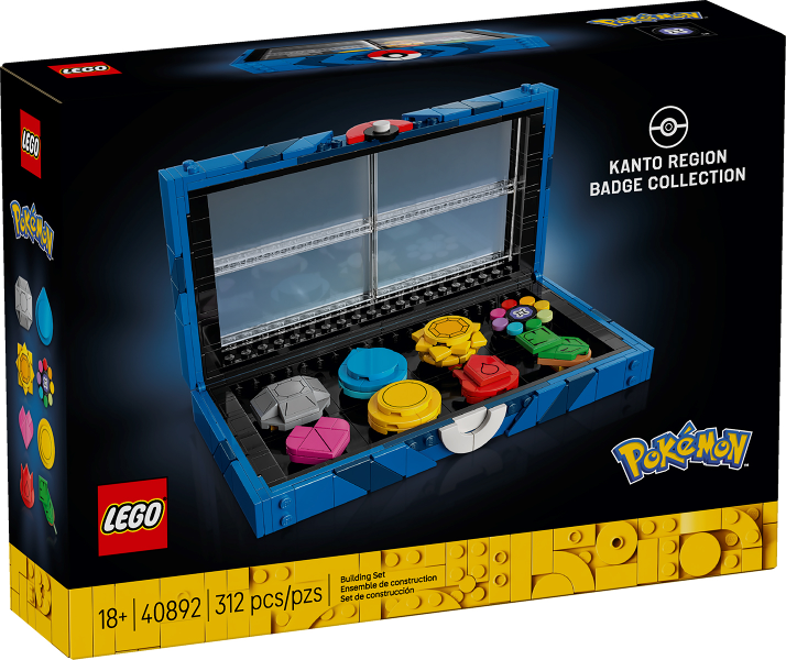 Kanto Region Badge Collection — caja oficial