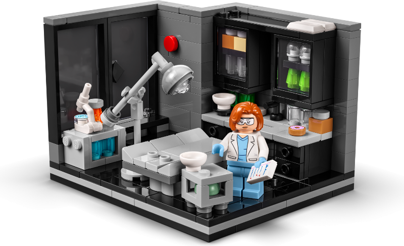 LEGO Set The X-Files: Scully's Lab - LEGO Ideas — set armado