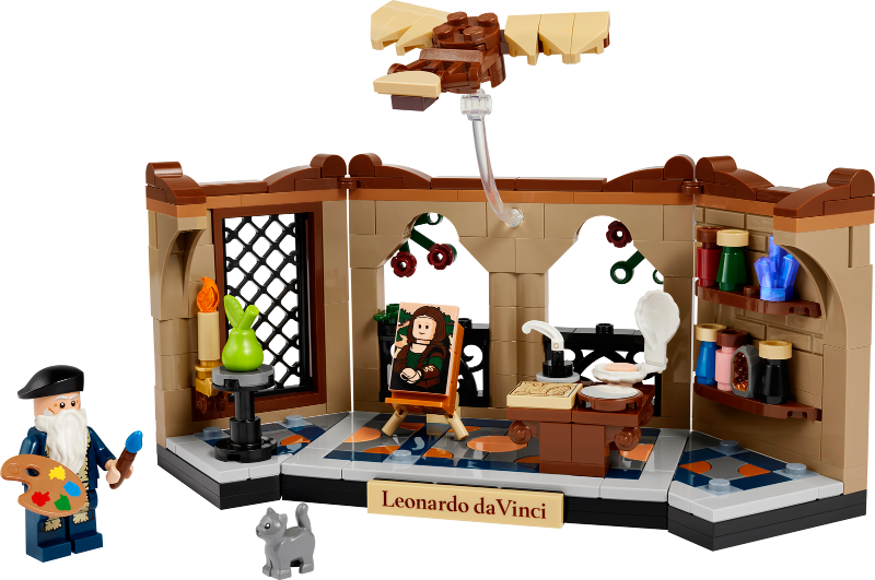 LEGO Set Tribute to Leonardo da Vinci - Promotional — set armado