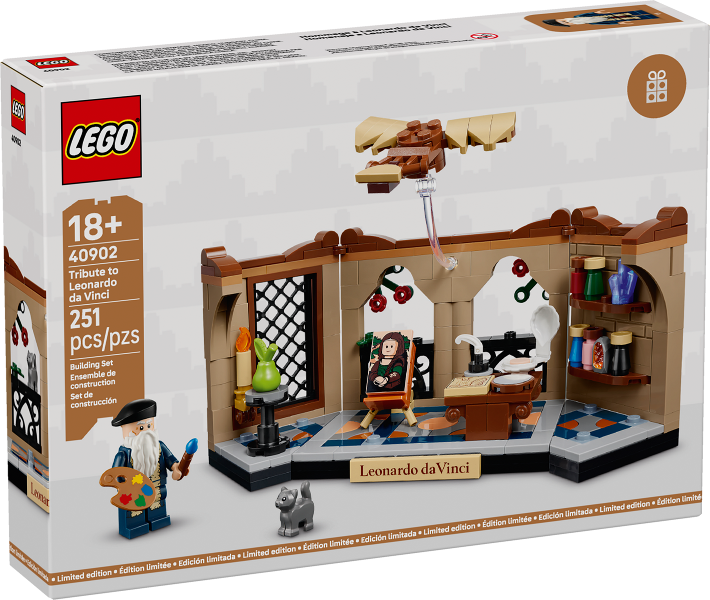 LEGO Set Tribute to Leonardo da Vinci - Promotional — caja oficial