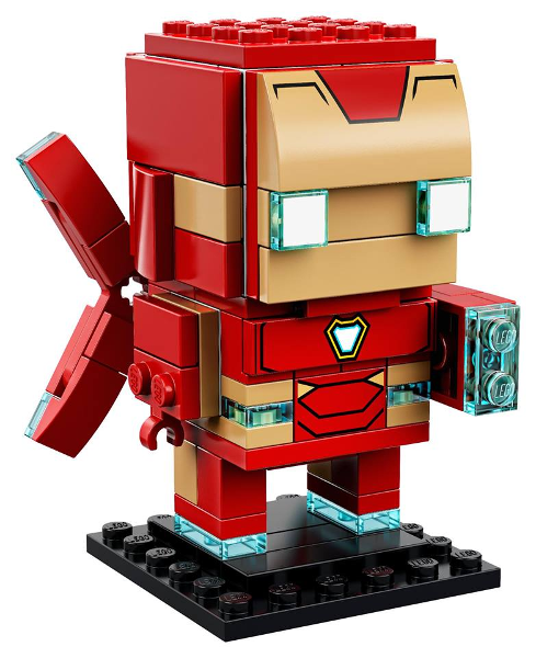 LEGO Set Iron Man MK50 - BrickHeadz — set armado