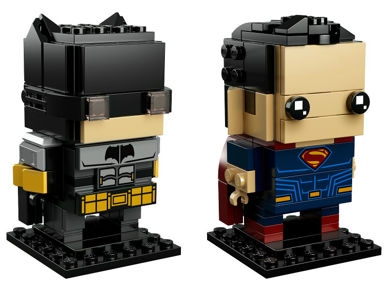LEGO Set Tactical Batman & Superman - BrickHeadz — set armado