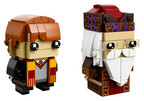 LEGO Set Ron Weasley & Albus Dumbledore - BrickHeadz — set armado