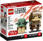LEGO Set Luke Skywalker & Yoda - BrickHeadz — caja oficial
