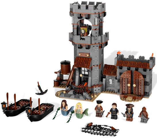 LEGO Set Whitecap Bay - Pirates of the Caribbean (4194) — set armado