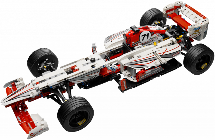 LEGO Set Grand Prix Racer - Technic (42000) — set armado