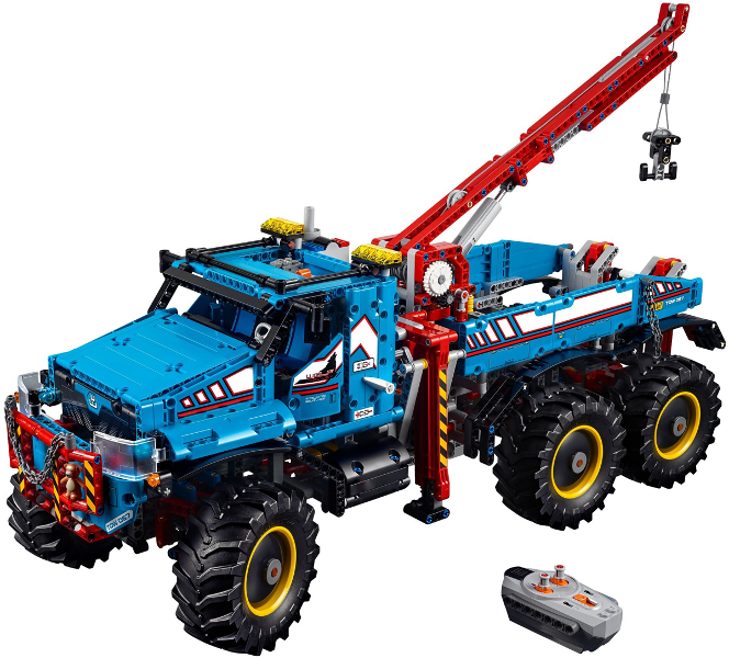 LEGO Set 6x6 All Terrain Tow Truck - Technic (42070) — set armado