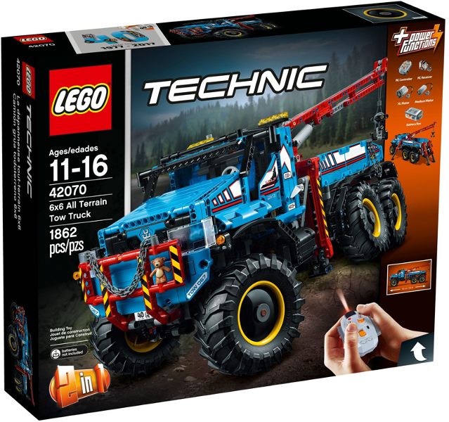 LEGO Set 6x6 All Terrain Tow Truck - Technic (42070) — caja oficial