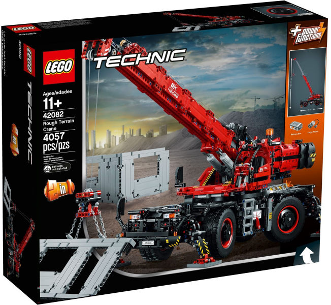 LEGO Set Rough Terrain Crane - Technic (42082) — caja oficial