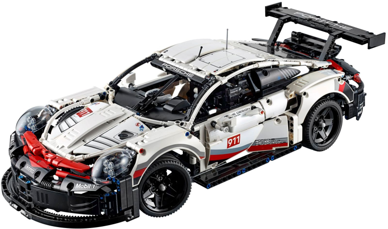 LEGO Set Porsche 911 RSR - Technic (42096) — set armado