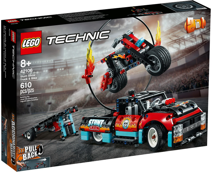 LEGO Set Stunt Show Truck & Bike - Technic (42106) — caja oficial