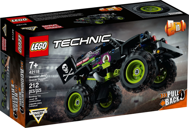 Monster Jam Grave Digger — caja oficial