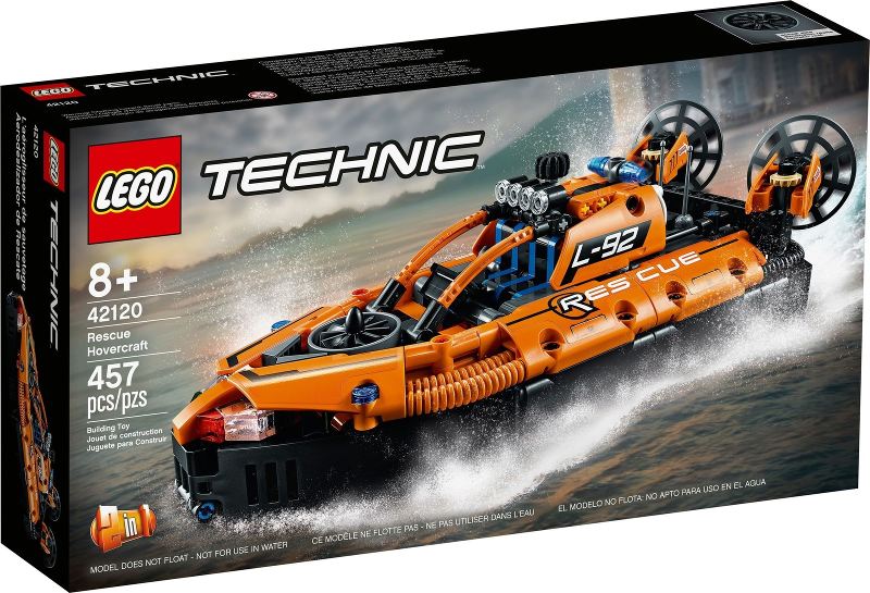 LEGO Set Rescue Hovercraft - Technic (42120) — caja oficial