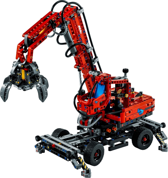 LEGO Set Material Handler - Technic (42144) — set armado