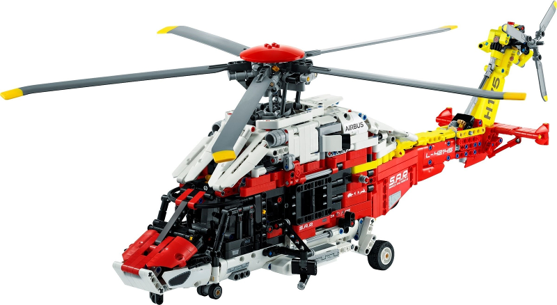 LEGO Set Airbus H175 Rescue Helicopter - Technic (42145) — set armado