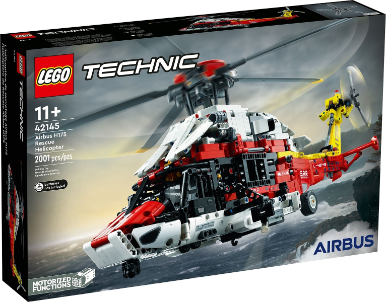 LEGO Set Airbus H175 Rescue Helicopter - Technic (42145) — caja oficial