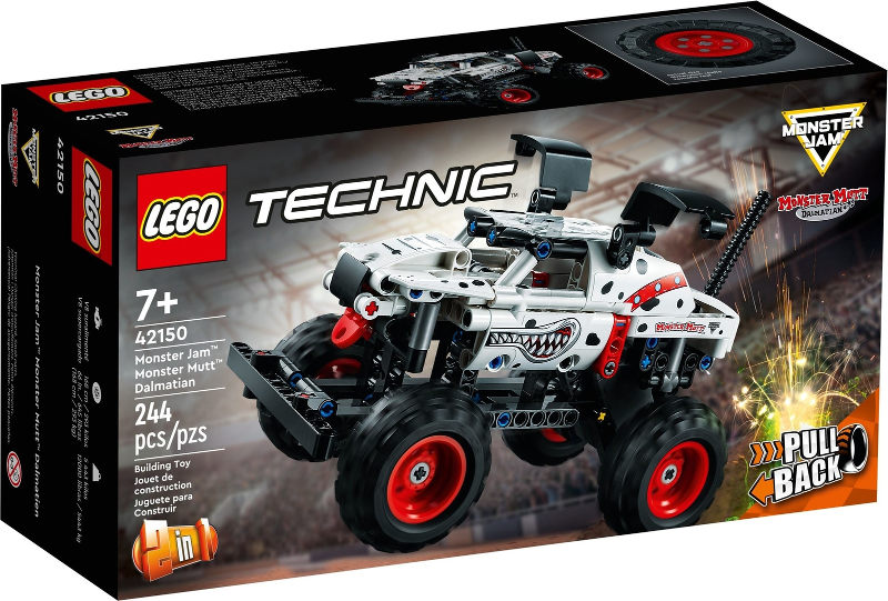 LEGO Set Monster Jam Monster Mutt Dalmatian - Technic (42150) — caja oficial