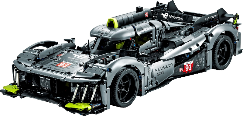 LEGO Set Peugeot 9X8 24H Le Mans Hybrid Hypercar - Technic (42156) — set armado