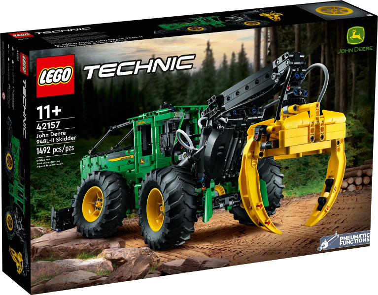 LEGO Set John Deere 948L-II Skidder - Technic (42157) — caja oficial