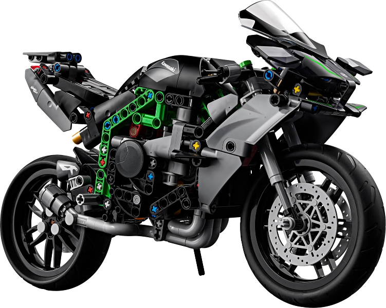 LEGO Set Kawasaki Ninja H2R - Technic (42170) — set armado