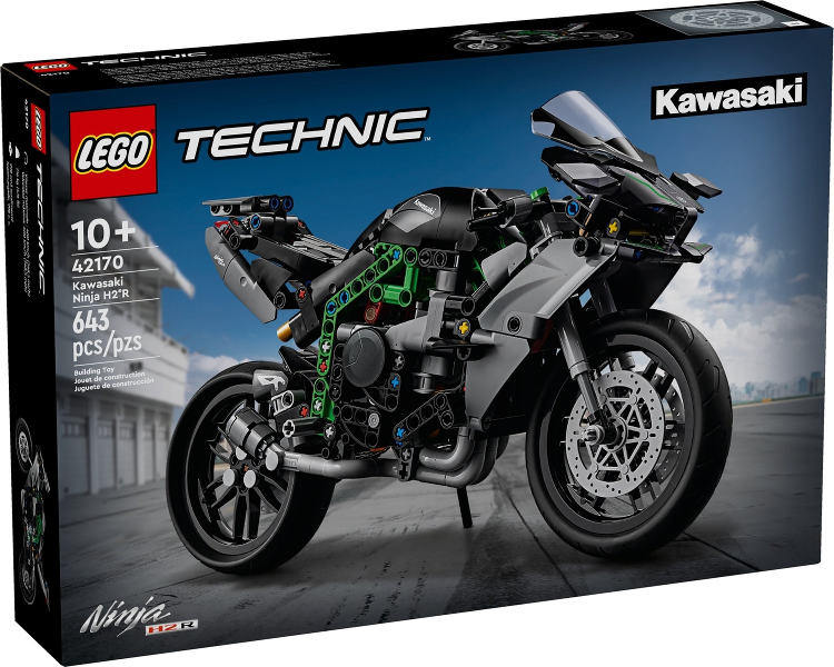 LEGO Set Kawasaki Ninja H2R - Technic (42170) — caja oficial