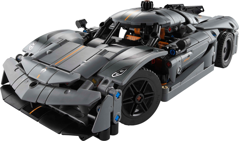 LEGO Set Koenigsegg Jesko Absolut Gray Hypercar - Technic (42173) — set armado