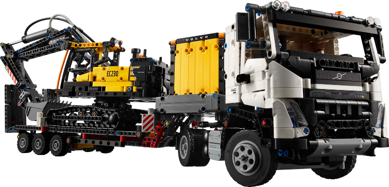 LEGO Set Volvo FMX Truck & EC230 Electric Excavator - Technic (42175) — set armado