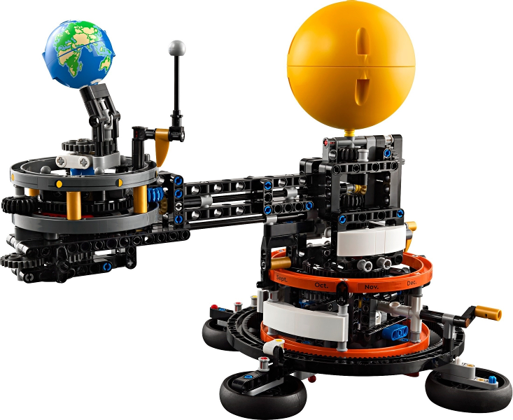 LEGO Set Planet Earth and Moon in Orbit - Technic (42179) — set armado