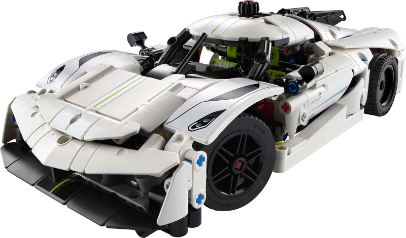 LEGO Set Koenigsegg Jesko Absolut White Hypercar - Technic (42184) — set armado