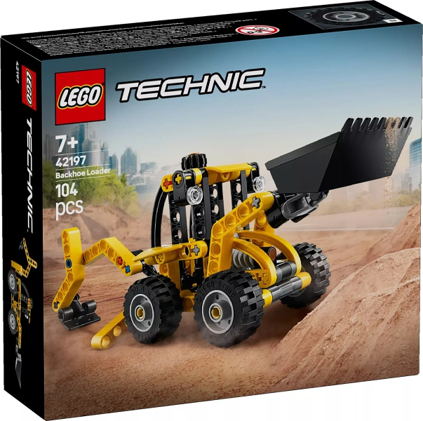 LEGO Set Backhoe Loader - Technic (42197) — caja oficial