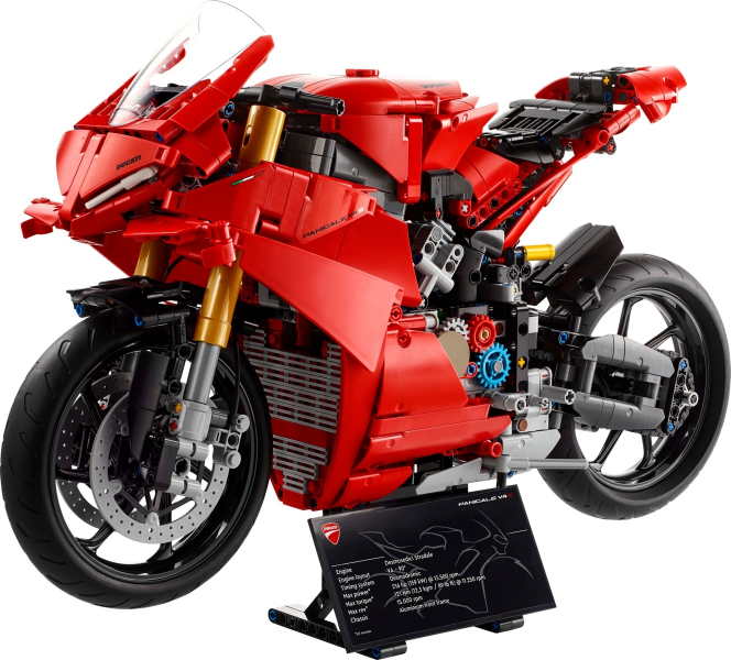 LEGO Set Ducati Panigale V4 S - Technic (42202) — set armado