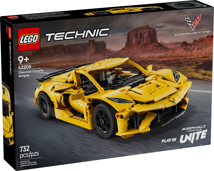 LEGO Set Chevrolet Corvette Stingray - Technic (42205) — caja oficial