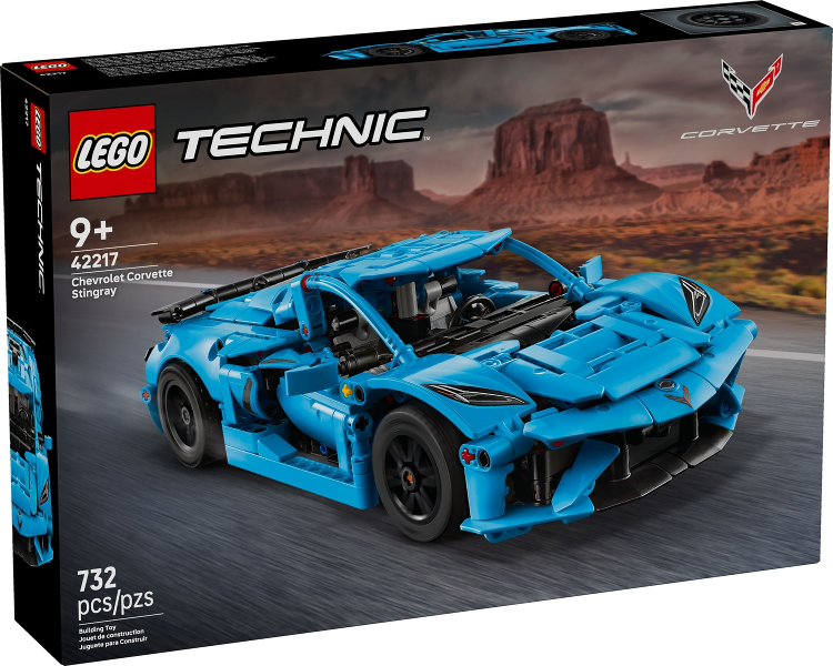 LEGO Set Chevrolet Corvette Stingray - Technic (42217) — caja oficial