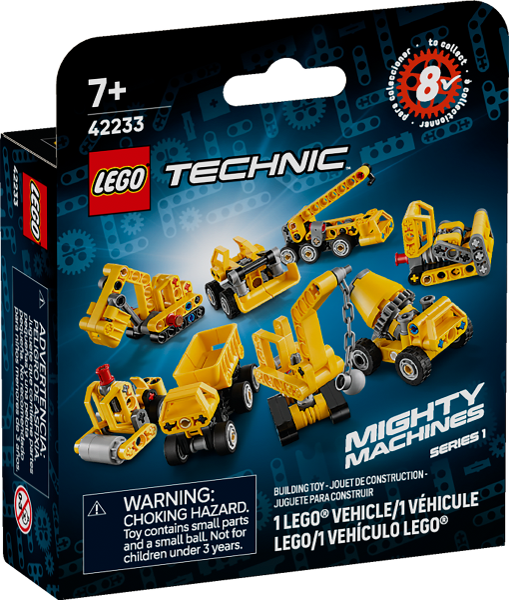 LEGO Set Mighty Machines, Series 1 (Random Set of 1 Vehicle) - Technic (42233) — set armado
