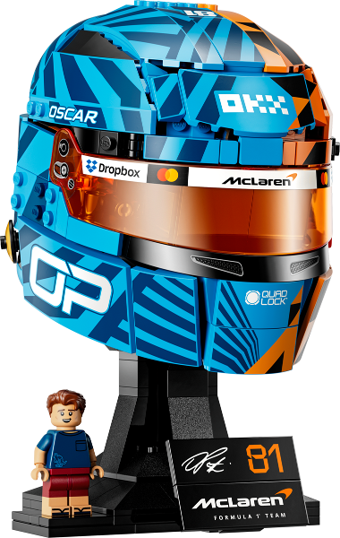 LEGO Set McLaren Mastercard F1 Team Oscar Piastri Helmet - Editions (43017) — set armado
