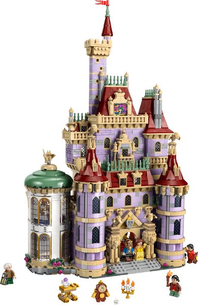 LEGO Set Beauty and the Beast Castle - Disney (43263-1) — set armado (referencia)