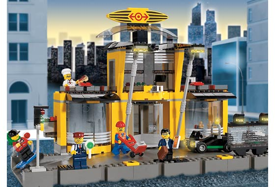 LEGO Set Grand Central Station - Train — set armado