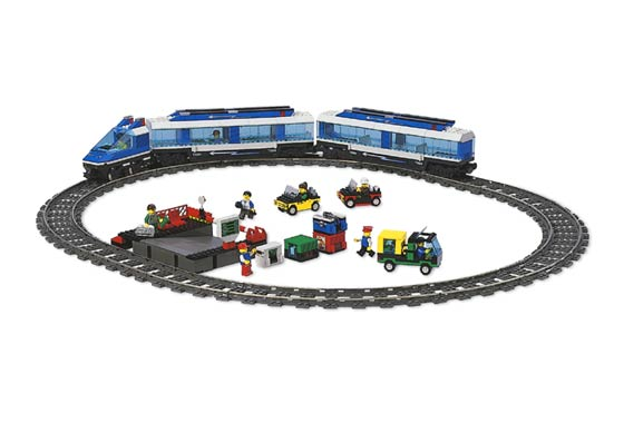 LEGO Set Railway Express with Transformer and Speed Regulator - Train — set armado