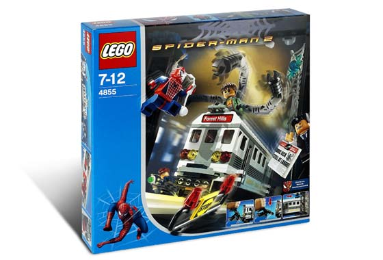 LEGO Set Spider-Man's Train Rescue - Spider-Man — caja oficial