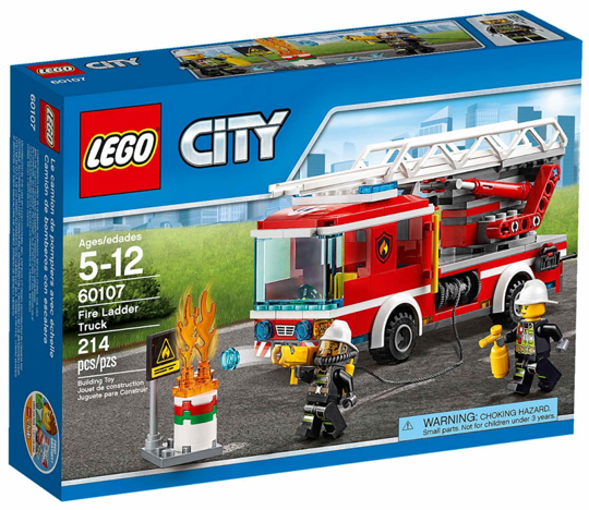 LEGO Set Fire Ladder Truck - Town — caja oficial