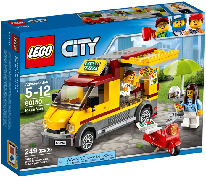 LEGO Set Pizza Van - Town — caja oficial