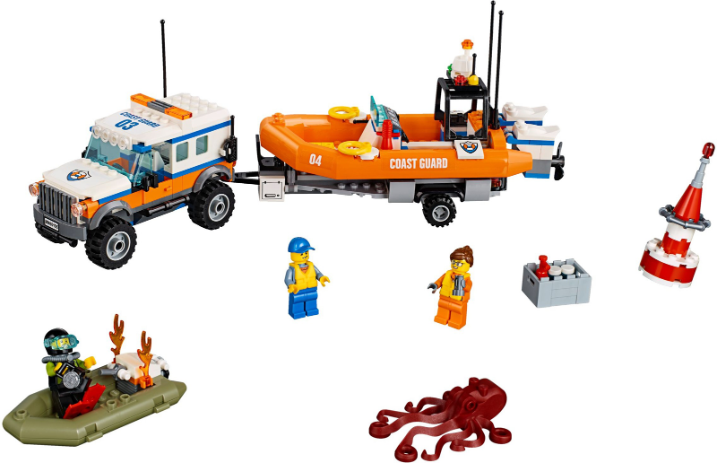 LEGO Set 4x4 Response Unit - Town — set armado (referencia)