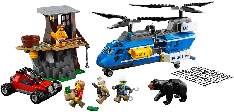 LEGO Set Mountain Arrest - Town (60173-1) — set armado (referencia)