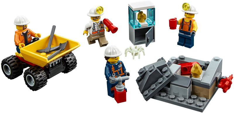 LEGO Set Mining Team - Town (60184-1) — set armado (referencia)