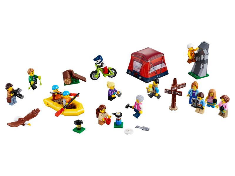 LEGO Set People Pack - Outdoor Adventures - Town (60202-1) — set armado (referencia)