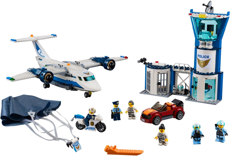 LEGO Set Sky Police Air Base - Town (60210) — set armado