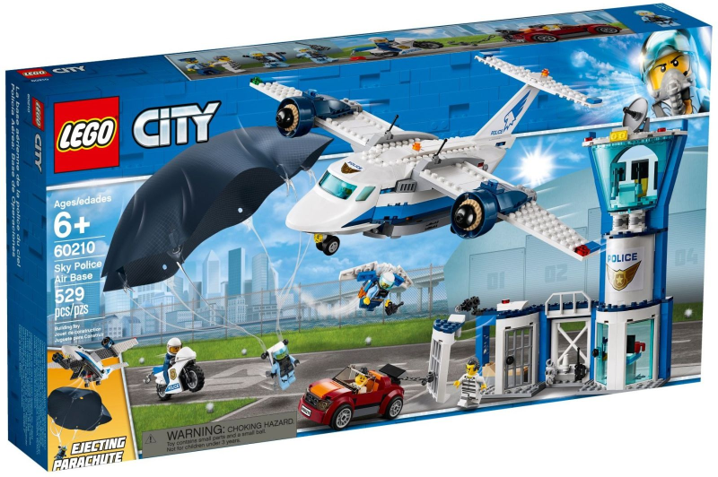 LEGO Set Sky Police Air Base - Town (60210) — caja oficial