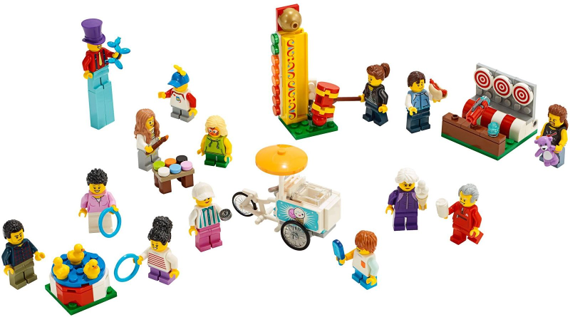 LEGO Set People Pack - Fun Fair - Town (60234-1) — set armado (referencia)
