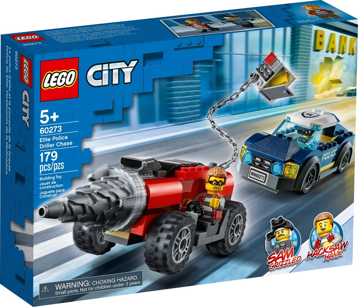 LEGO Elite Police Driller Chase 60273 - City - DagaBlocks